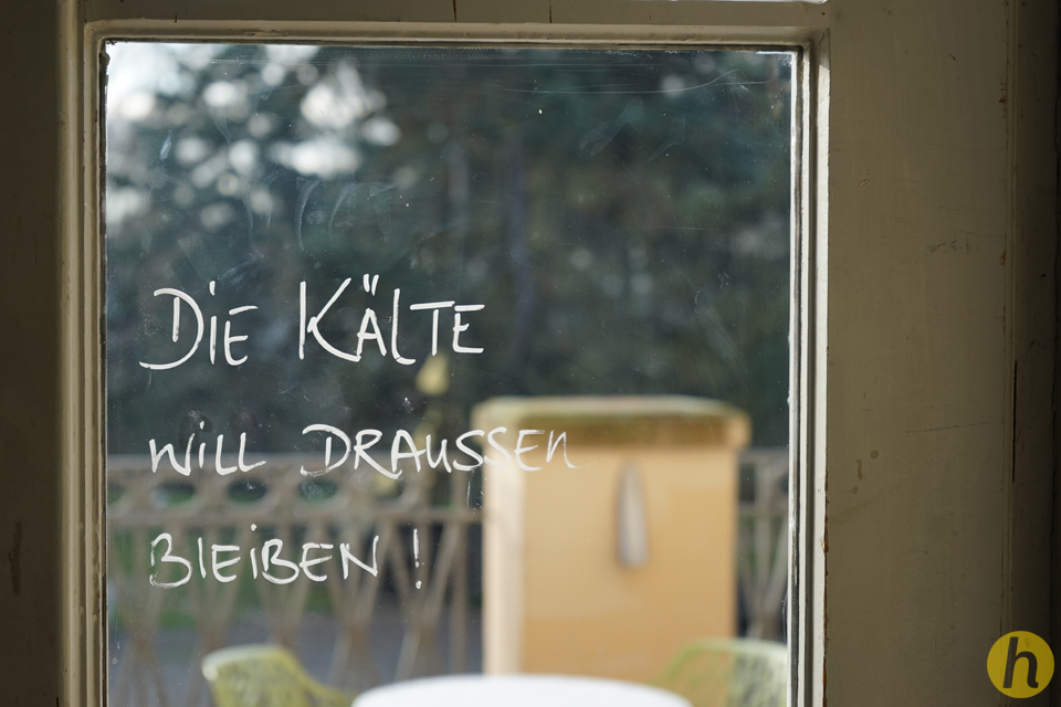 Frostige Botschaft
